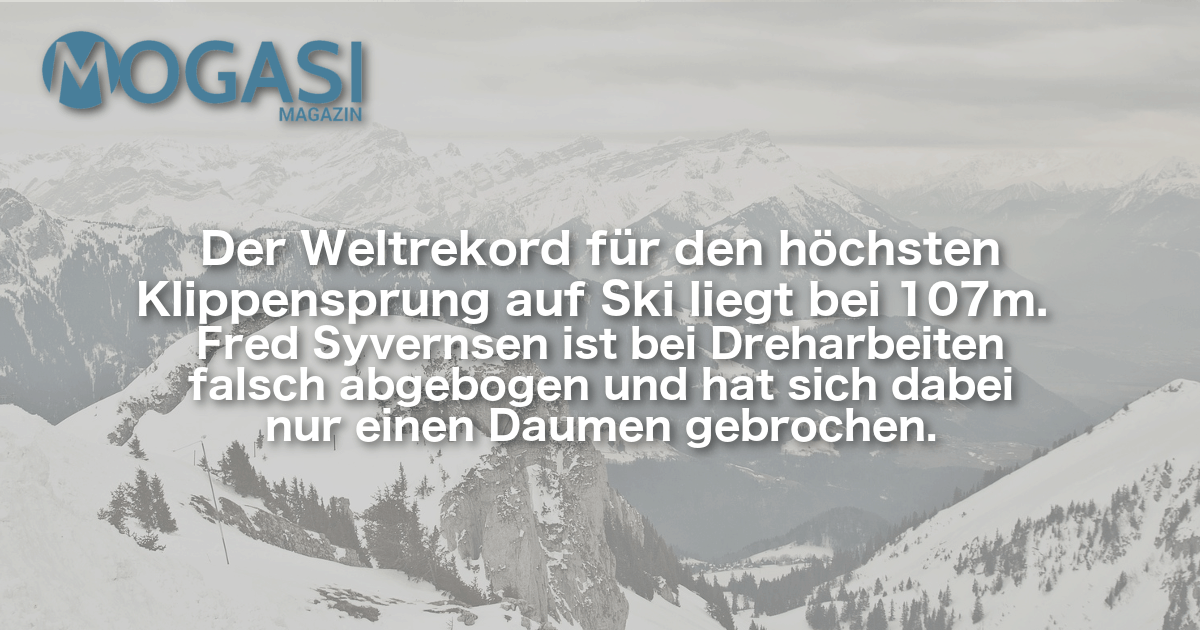 Mogasifakten, Mogasi, Ski, Fakten