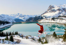 Skiurlaub in Galtür, Kopsstausee, Mogasi